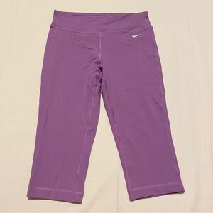 Nike Dri Fit Capri Leggings Womens Size Medium